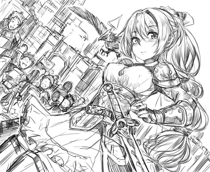 Draw Cute Loli Girls Character Whatever You Want By Mamed Pukron Fiverr Draw Cute Loli Girls Character Whatever You Want By Mamed Pukron Fiverr