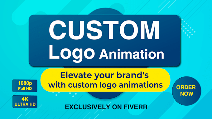 make a unique custom logo animation and intro video