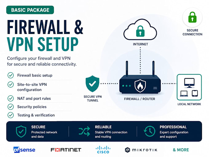 configure firewalls routers vlans vpns and multi wan failover