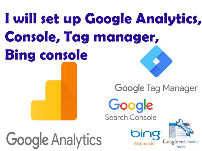 set up tracking optimization google analytics, consoles