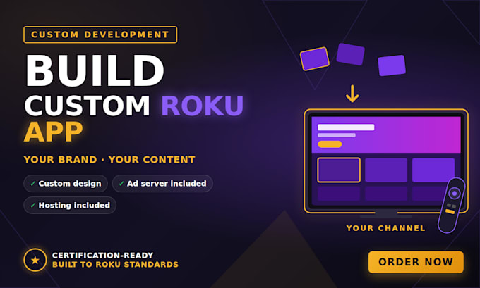 build custom roku channel