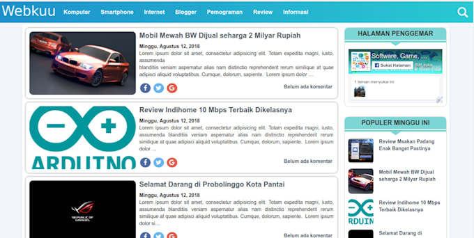 design and modify blogger blogspot template