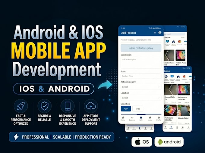 build a custom android and ios mobile app for you