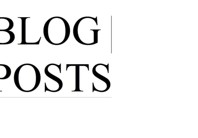 write a blog post on a topic of your choosing