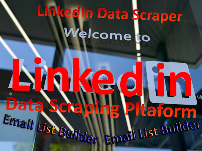 scrape data from linkedin sales navigator with email