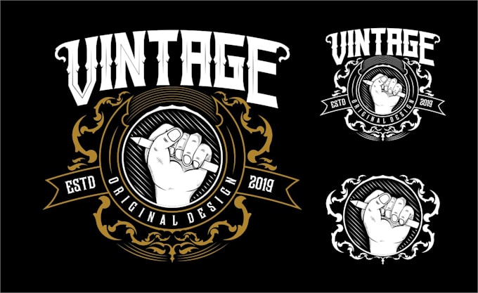 design amazing vintage logo