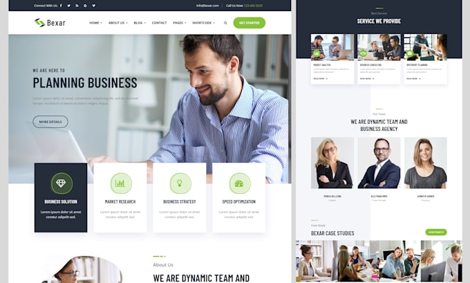 build or redesign webflow, wix studio, wordpress websites