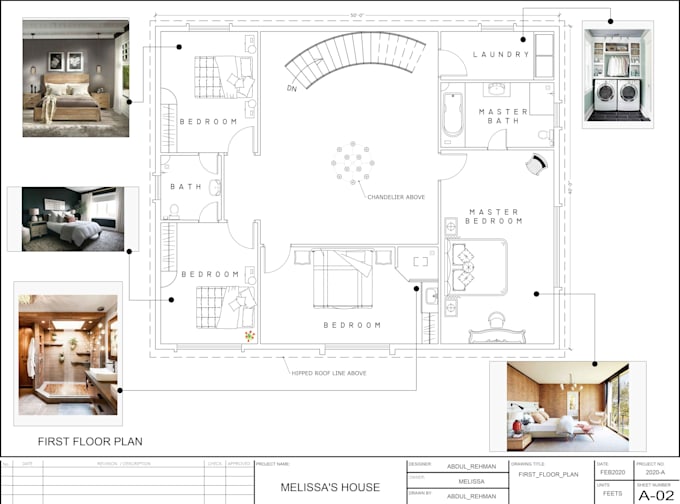 draw 2d space plan or 2d floor plan of office, house, or real estate