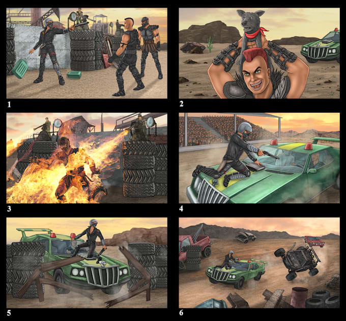 draw storyboard for your projects