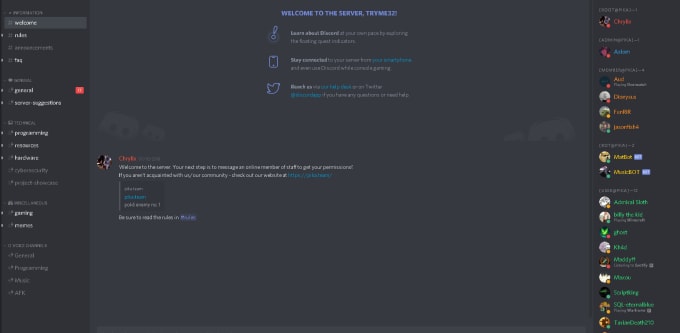 Create A Discord Server That Matches Your Style By Zaber3 Fiverr