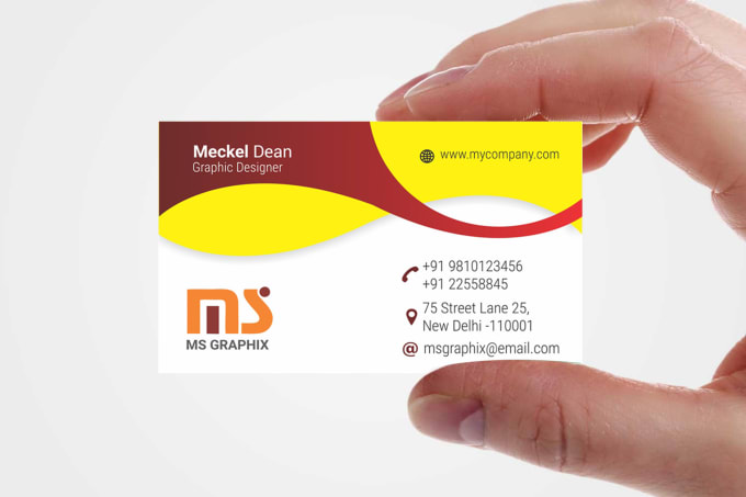 Creative Abstract Business Card For You By Ms4graphix