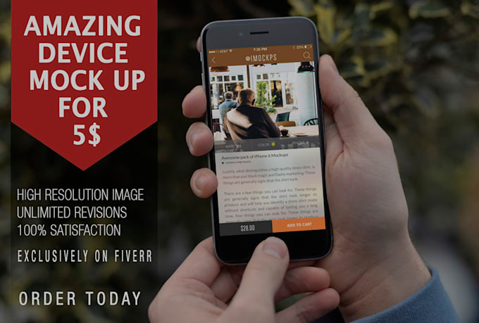 create amazing device mock up