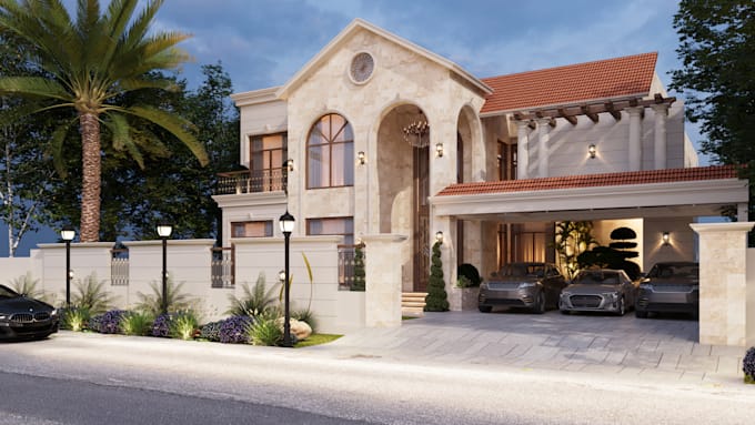 do realistic exterior 3d rendering