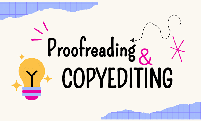 proofread or copyedit your novel