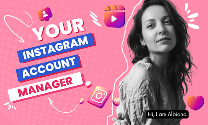 be your instagram and tiktok manager and content creator