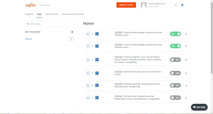 automate your business use by zapier integration