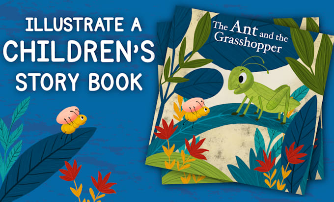 illustrate a full colour childrens storybook character or scene