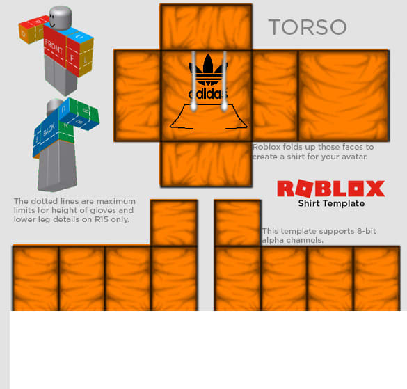 Roblox Shirt Template Details