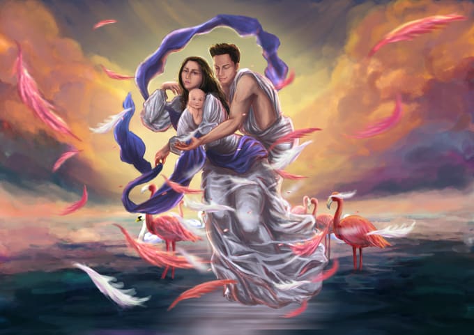 Illustation Digital Painting Fantasy For Trading Card Games By Pwg Art