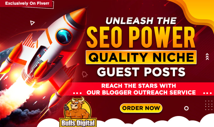 do blogger outreach to get real niche guest post link