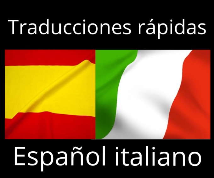 Aislar roble Piquete Traducciones italiano español rapido by Thobra | Fiverr