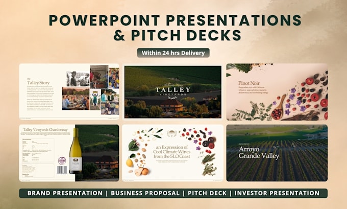 redesign powerpoint presentation and pitch deck slides