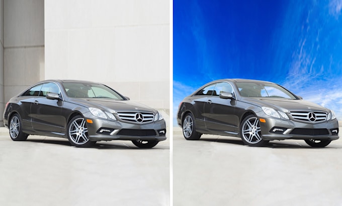 provide car or vehicles shadow and background replacement