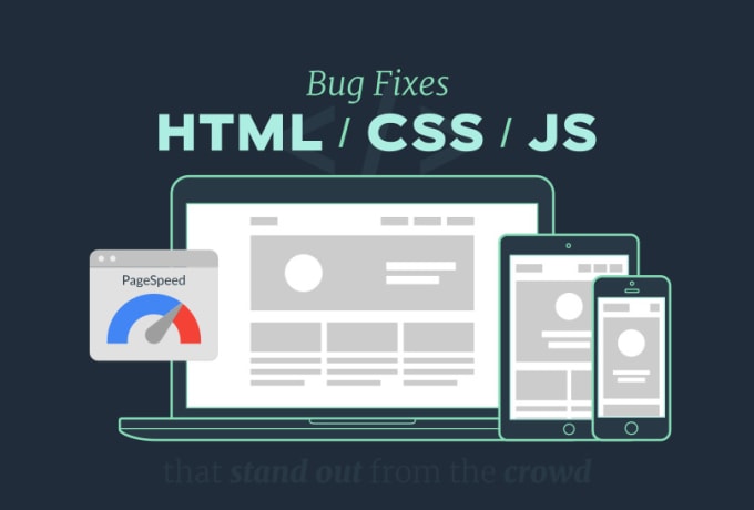 Fix html, css, js issues on your website by Bymathias | Fiverr