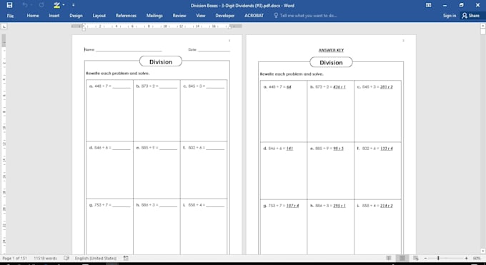 create children math practice workbook