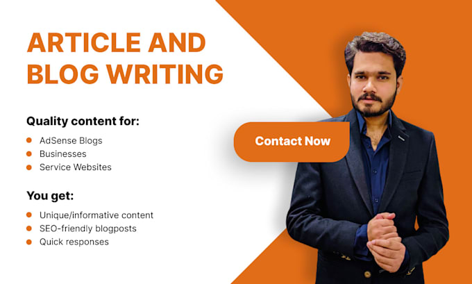 write optimized SEO articles and blog posts