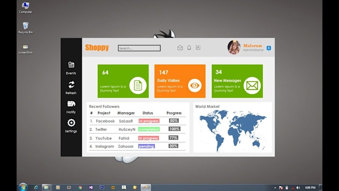 Develop Professional C Sharp Desktop Application By Ohidul016