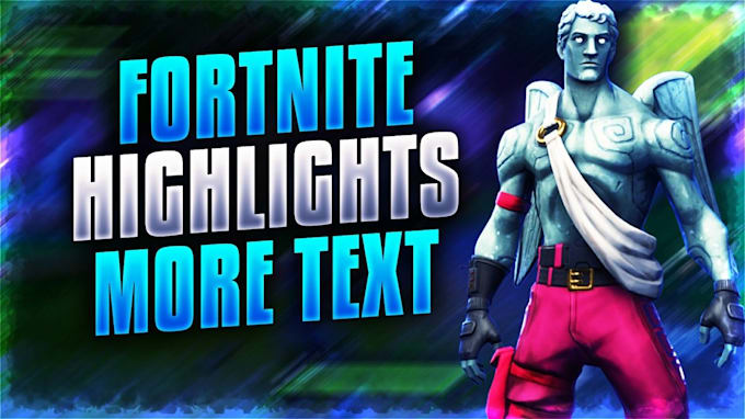 create a professional fortnite youtube thumbnail