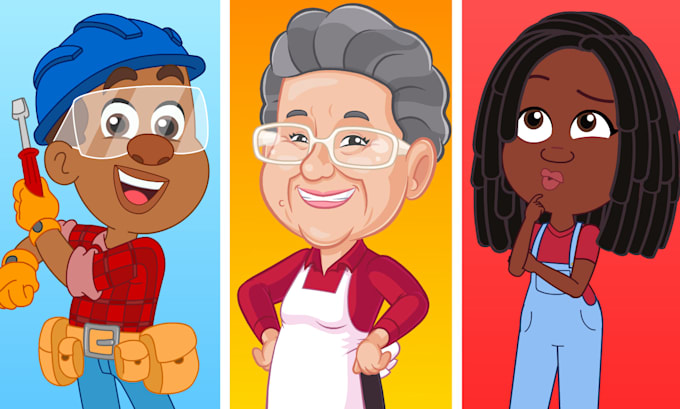 do a professional 2d cartoon animation