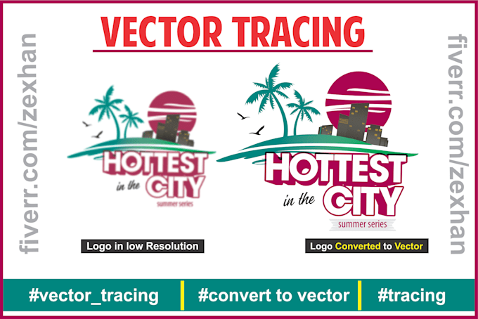 vectorize trace low graphics into vector