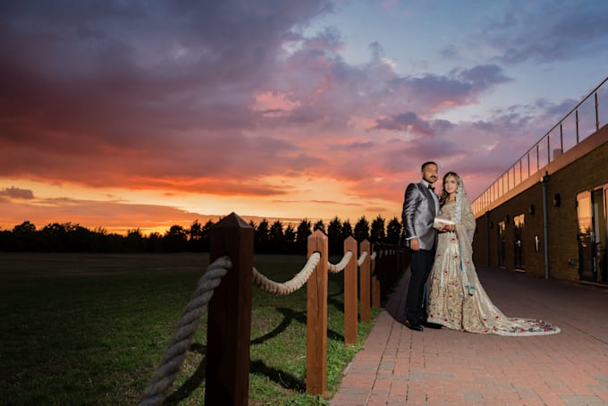 editing wedding photo professionally in lightroom