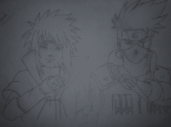 Pencil Draw Anime Characters For You By Yemal Bandara