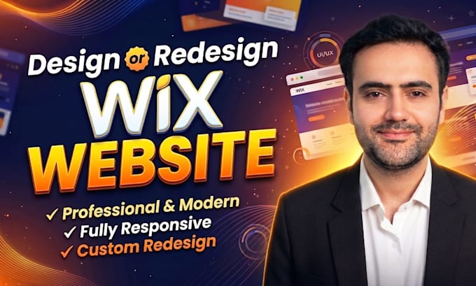create and design a professional wix website or redesign