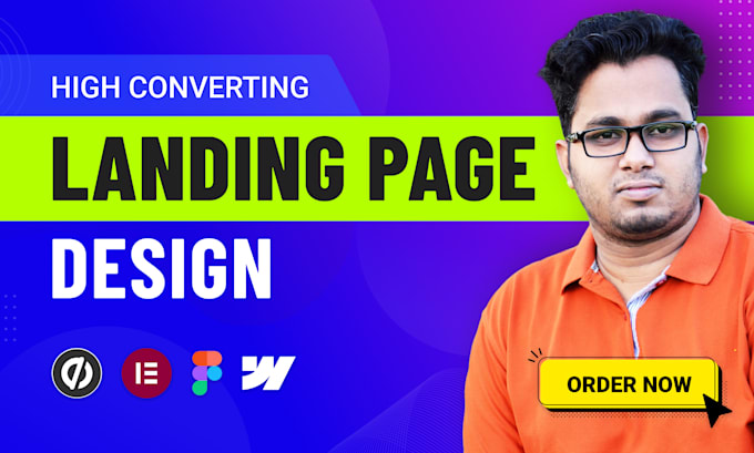 design a high converting landing page in unbounce, wordpress, figma