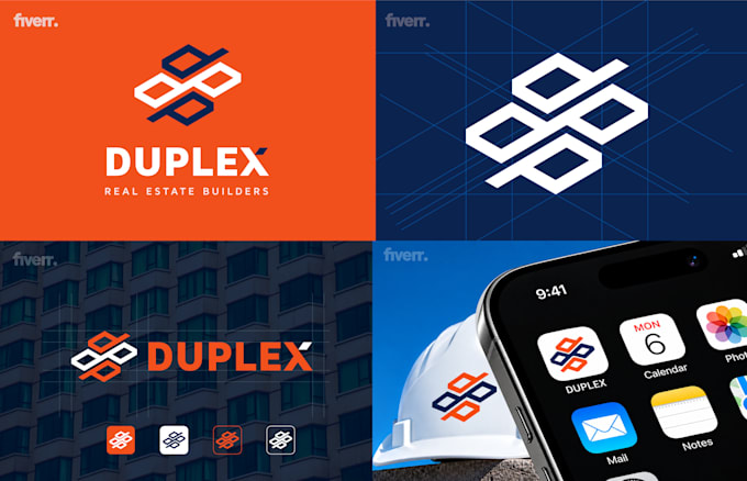 create a professional real estate, construction logo design