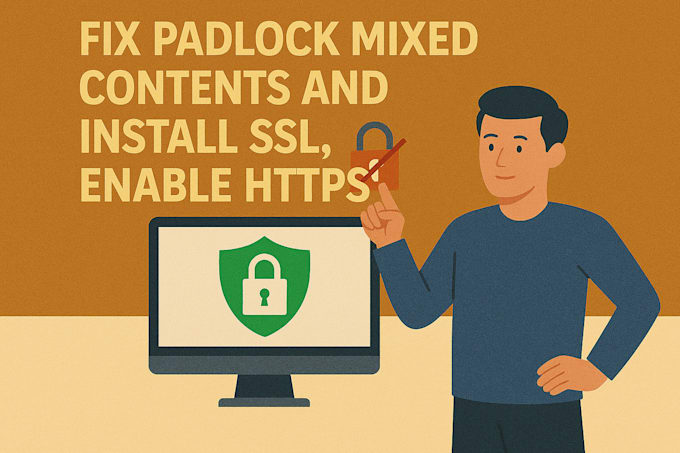 install SSL, fix SSL mixed contents, setup auto renew ssl