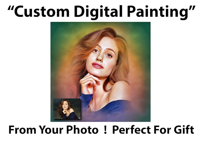create a digital painting from your photo for gift or print