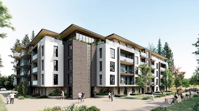 do high quality realistic exterior render