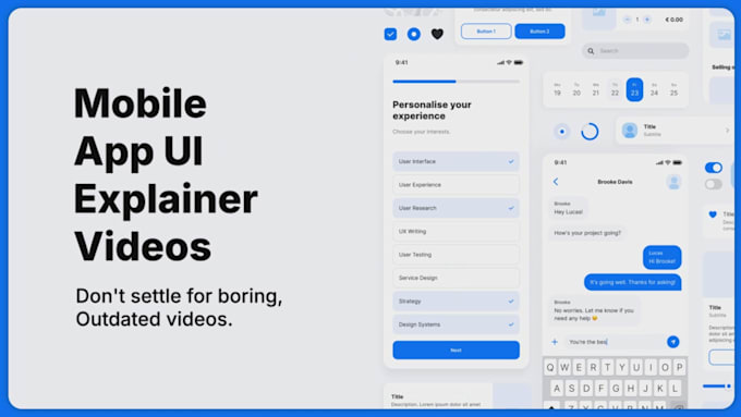create an app promo, website, saas promo video