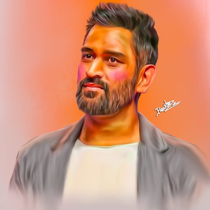 Doing A Digital Art By Heartechnology