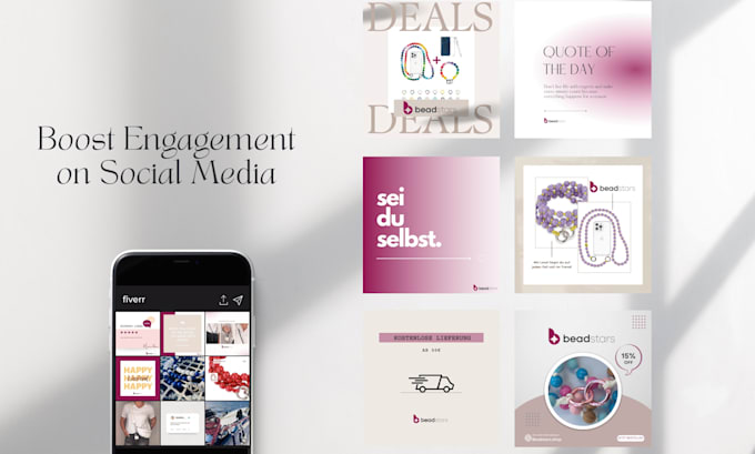 manage professionally your ig, fb , linkedln
