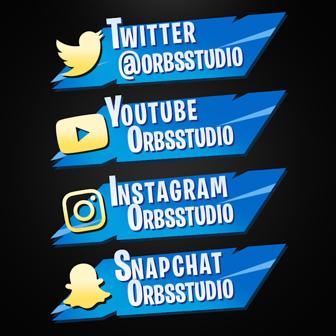 fortnite twitch panels PSD