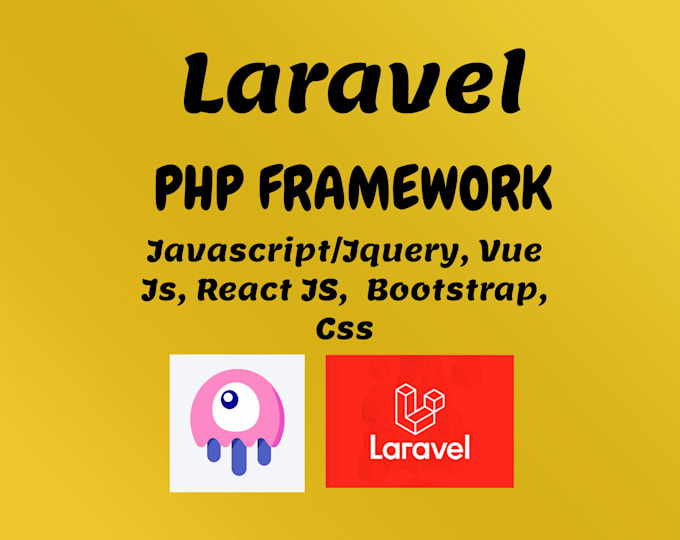 develop your website in php laravel framework