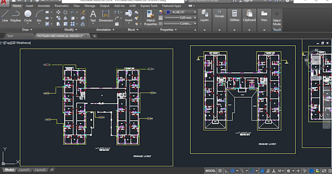 create mechanical and plumbing design for your building
