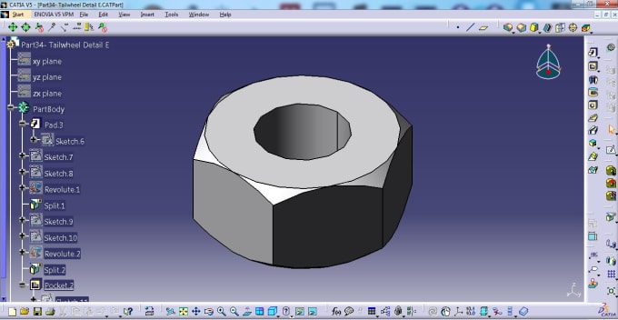 Do 2d 3d Modeling And Drafting In Catia V5 By Abhinav255