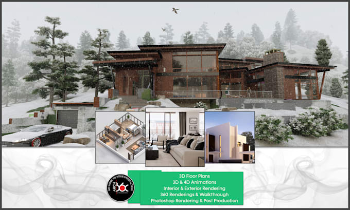 do 3d animation,3d walkthrough,rendering in lumion and revit
